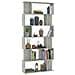 Libreria /Divisorio Grigio Cemento 80x24x192cm Legno Multistrato - Foto miniatura 3