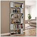 Libreria /Divisorio Grigio Cemento 80x24x192cm Legno Multistrato - Foto miniatura 1