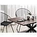 Tavolo Da Pranzo In Legno Scuro / nero 140 X 80 Cm Spectra - Foto miniatura 10