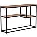 Tavolo Consolle Color Legno Scuro / nero 30x120 Cm Belmont - Foto miniatura 9