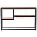 Tavolo Consolle Color Legno Scuro / nero 30x120 Cm Belmont - Foto miniatura 3