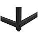 Tavolo Consolle Color Legno Scuro / nero 30x120 Cm Belmont - Foto miniatura 8