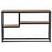 Tavolo Consolle Color Legno Scuro / nero 30x120 Cm Belmont - Foto miniatura 7