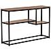 Tavolo Consolle Color Legno Scuro / nero 30x120 Cm Belmont - Foto miniatura 1