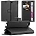 Custodia Compatibile Con Oneplus 5 In Nero Carbone - Coperchio Protettiva Con Chiusura Magnetica, Funzione Stand E Tasca Per Le Carte - Foto miniatura 1