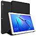 Custodia Per Tablet Compatibile Con Huawei Mediapad T3 10 (9.6"" Zoll) In Nero Satin - Coperchio Protettiva Ultra Sottile Senza Funzione Auto Wake Up E Stand - Foto miniatura 10