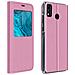 Custodia Honor 9x Lite Sportellino Finestra Funzione Supporto Rosa - Foto miniatura 1