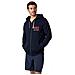Logo Full Zip Hoodie Felpa Aperta Con Cappuccio Uomo Taglia S - Foto miniatura 1