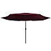 Ombrellone da Esterni con Palo in Metallo 390 cm Rosso Bordò - Foto miniatura 6