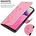 Cadorabo Custodia Compatibile Con Samsung Galaxy A33 5g In Rosa Fiore - Coperchio Protettivo In Design Floreale Con Chiusura Magnetica, Funzione Stand E Slot Per Carte - Foto miniatura 4