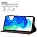 Custodia Compatibile Con Xiaomi Poco F2 Pro In Rosso Mela - Coperchio Protettiva Con Chiusura Magnetica, Funzione Stand E Tasca Per Le Carte - Foto miniatura 3