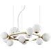 Perlage Sp11 Ottone Satinato Lampada Sospensione - 283807 - Foto miniatura 1
