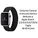Cinturino M 754s Originale Braided String Per Apple Watch 1-2-3-4-5-6-7-se 38 40 41mm Black - Foto miniatura 2