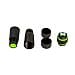 Connettore Fibra Ottica Lc Duplex Impermeabile Ip68 Con Due Pressacavi - Foto miniatura 3