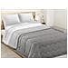 Trapunta Piumone Letto Invernale Imbottita 300gr Microfibra Double Face Bicolor Piazza E Mezza Grigio-grigio - Foto miniatura 1