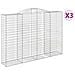 Cesti Gabbioni Ad Arco 3 Pz 300x50x200/220 Cm Ferro Zincato - Foto miniatura 2