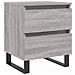 Comodino Grigio Sonoma 40x35x50 Cm In Legno Multistrato - Foto miniatura 2