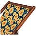 Set Di 2 Sedie A Sdraio Legno Acacia Scuro Fantasia Fiori Gialli Anzio - Foto miniatura 2