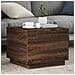 Tavolino Da Salotto Con Luci Led Rovere Marrone 50x50x40 Cm - Foto miniatura 1