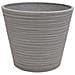 Vaso Piccolo Tondo Da Esterno Giardino In Fibra Sintetica 31x25,4 Cm Azalea - Grey - Foto miniatura 1