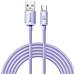 Cavo Di Ricarica E Sincronizzazione Da Usb-c A Usb-a 100w Crystal Shine Series 2m, Lavanda - Foto miniatura 1