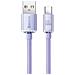 Cavo Di Ricarica E Sincronizzazione Da Usb-c A Usb-a 100w Crystal Shine Series 2m, Lavanda - Foto miniatura 2