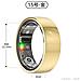 Anello Intelligente R1000 Acciaio (acciaio Inossidabile) Gold 13 - Foto miniatura 3