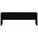 Mobile TV Rovere Nero 120x40x40 cm in Legno Multistrato - Foto miniatura 2