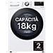 RH18U8AVCW Asciugatrice 18kg Pompa di calore DUAL Inverter Classe D, Motore Direct Drive, AI Dry, Wi-Fi, Bianca - Foto miniatura 1
