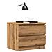 Comodino Rovere Artigianale 50x40x43.5 Cm In Legno Multistrato - Foto miniatura 1