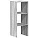 Libreria Impilabili Grigio Sonoma 30x30x80 Cm Legno Multistrato - Foto miniatura 2
