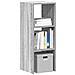 Libreria Impilabili Grigio Sonoma 30x30x80 Cm Legno Multistrato - Foto miniatura 1