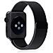 Dam  Cinturino In Metallo Compatibile Apple Watch 38/40/41mm 22x2x0,2 Cm. Colore Nero - Foto miniatura 2
