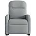 Poltrona Alzapersona Massaggi Elettrica Grigio Chiaro Tessuto - Foto miniatura 5