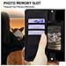 Custodia A Portafoglio Nera Per Iphone 14 Plus Con Porta Carte E Supporto - Foto miniatura 6