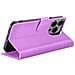 Custodia A Portafoglio Per Iphone 14 Pro Max Con Supporto E Linguetta Magnetica, Viola - Foto miniatura 3