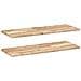 Mensole da Parete 2 pz 100x30x2 cm Legno Acacia Non Trattato - Foto miniatura 1