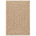 Tappeto ZIZUR Beige 120x120 cm Aspetto Iuta Interni ed Esterni - Foto miniatura 2
