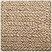 Tappeto ZIZUR Beige 120x120 cm Aspetto Iuta Interni ed Esterni - Foto miniatura 5