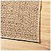 Tappeto ZIZUR Beige 120x120 cm Aspetto Iuta Interni ed Esterni - Foto miniatura 6