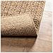 Tappeto ZIZUR Beige 120x120 cm Aspetto Iuta Interni ed Esterni - Foto miniatura 7
