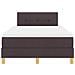 Letto box spring con materasso Marrone scuro 120 x 190 cm - Foto miniatura 8