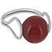 Anello In Argento Sterling ""fix Agatha12"" Agata Rossa Naturale - Foto miniatura 2