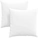 Cuscini da Divano 2 pcs Bianco 60 x 60 cm Tessuto - Foto miniatura 1