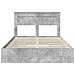 Letto con Contenitore con testiera Grigio cemento 150 x 200 cm - Foto miniatura 8