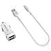Caricatore Per Auto Con 2 Porte Usb-a + Cavo Lightning A Ricarica Rapida, Bianco - Foto miniatura 5