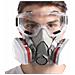 Maschera Protettiva Safebreath 6200 Pro+ Con Occhiali E Set Filtrante 8 In 1 | Silicone E Plastica | Verniciatura E Chimica - Foto miniatura 3