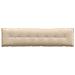 Cuscino per Schiena Crema 200 x 50 cm Tessuto in Microfibra - Foto miniatura 6