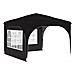 Tenda per feste a pop-up 290 x 290 x 245 cm Nero - Foto miniatura 1