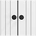 Credenza Bianco Lucido 66 x 34,5 x 90 cm Legno ingegnerizzato - Foto miniatura 8